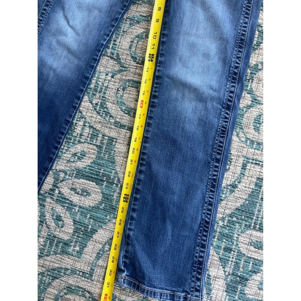 Wrangler 20X Mens Slim Straight Leg Medium Wash Blue Jeans‎ 25x34 1044MWXDN